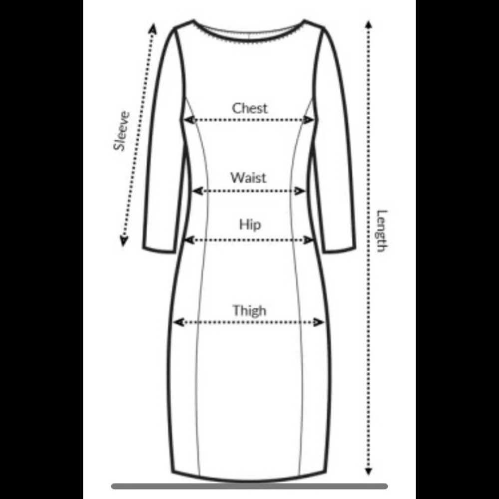 Renee C FLATTERING Black & White A-Line Dress - Picture 5 of 5